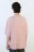 Футболка oversize с вареным эффектом и принтом - цвет розовый - 4