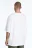 Футболка прямая хлопковая с принтом - цвет белый - 4