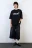 Футболка oversize хлопковая с надписью - цвет черный - 5