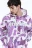 Худи oversize с принтом и надписью - цвет розовый - 1
