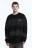 Свитшот oversize со стиркой bleach wash - цвет черный - 2