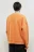 Свитшот oversize с молниями на плечах - цвет оранжевый - 4