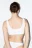 Бюстгальтер-топ бесшовный в рубчик - цвет белый - 2