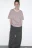 Футболка oversize хлопковая в полоску - цвет бордовый - 2