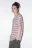 Футболка oversize хлопковая в полоску - цвет бордовый - 4