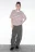 Футболка oversize хлопковая в полоску - цвет бордовый - 6