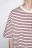 Футболка oversize хлопковая в полоску - цвет бордовый - 7