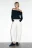 Топ-лонгслив off shoulders в рубчик - цвет черный - 5