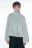 Толстовка half-zip свободная из флиса - цвет серый - 2