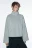 Толстовка half-zip свободная из флиса - цвет серый - 3