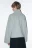 Толстовка half-zip свободная из флиса - цвет серый - 4