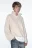 Толстовка half-zip свободная из флиса - цвет бежевый - 3
