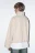 Толстовка half-zip свободная из флиса - цвет бежевый - 4