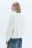 Свитшот half-zip с воротником-стойкой - цвет молочный - 5