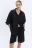 Рубашка oversize из полупрозрачной ткани - цвет черный - 1