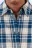 Рубашка oversize хлопковая в клетку - цвет синий - 7