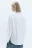 Рубашка oversize хлопковая с широкими манжетами - цвет белый - 4