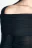 Топ off shoulders с длинными рукавами - цвет черный - 6