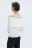 Джемпер off-shoulders тонкой вязки - цвет молочный - 5