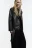 Куртка-косуха oversize с металлическим декором - цвет черный - 2