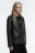 Куртка-косуха oversize с металлическим декором - цвет черный - 4