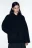 Куртка-бомбер oversize из ворсистой ткани - цвет черный - 2