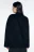 Куртка-бомбер oversize из ворсистой ткани - цвет черный - 4