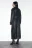 Плащ-тренчкот oversize с состаренным эффектом - цвет черный - 6