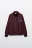 Худи half-zip спортивная с принтом - цвет бордовый - 9