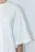 Футболка oversize с контрастными швами и надписью - цвет белый - 8