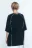 Футболка oversize с контрастными швами и надписью - цвет черный - 4