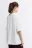 Футболка oversize с принтом и надписями - цвет белый - 4