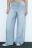 Джинсы baggy fit широкие с лампасами - цвет голубой - 2