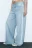 Джинсы baggy fit широкие с лампасами - цвет голубой - 3