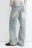 Джинсы baggy fit с эффектом масляной стирки - цвет синий - 3