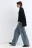 Джинсы baggy fit с эффектом масляной стирки - цвет темный тинт - 1