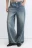 Джинсы baggy fit с эффектом масляной стирки - цвет темный тинт - 3