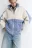 Куртка-бомбер oversize из искусственного меха - цвет голубой - 2