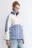 Куртка-бомбер oversize из искусственного меха - цвет голубой - 4