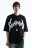 Футболка oversize с принтом в стиле гранж - цвет черный - 2