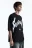 Футболка oversize с принтом в стиле гранж - цвет черный - 3