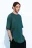 Футболка oversize спортивная из жатой ткани - цвет зеленый - 3
