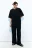 Футболка oversize спортивная из жатой ткани - цвет черный - 5