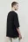 Футболка oversize хлопковая однотонная - цвет черный - 4