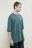 Футболка oversize хлопковая с принтом - цвет зеленый - 3
