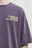 Футболка oversize хлопковая с принтом - цвет бордовый - 7