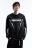 Лонгслив хлопковый с принтом в спортивном стиле - цвет черный - 2