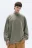 Толстовка oversize с принтом и утяжками по низу - цвет зеленый - 2