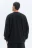 Свитшот oversize флисовый с принтом - цвет черный - 4