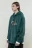 Худи oversize с капюшоном и принтом - цвет зеленый - 4